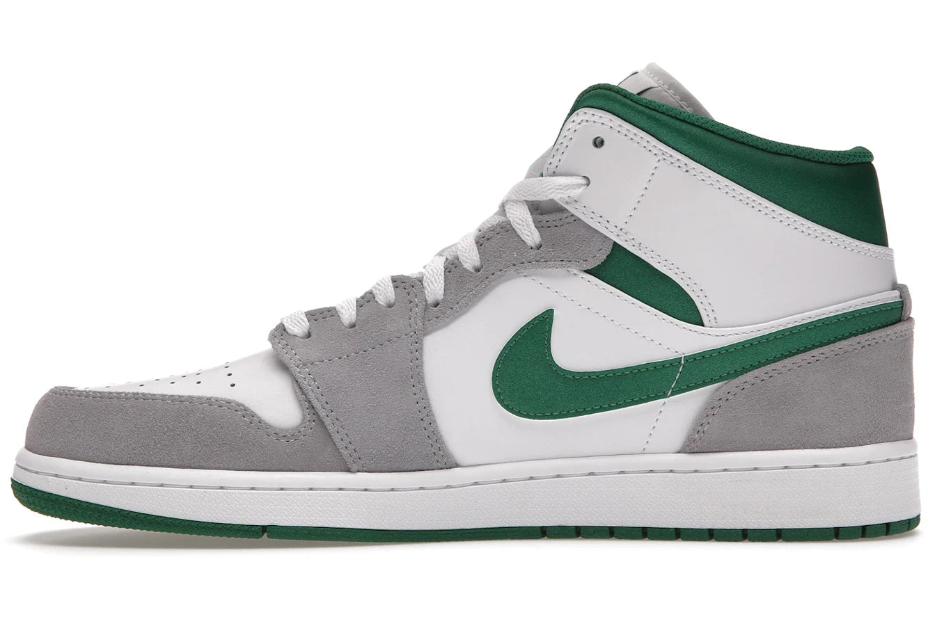 Air Jordan 1 Mid SE Grau Grün