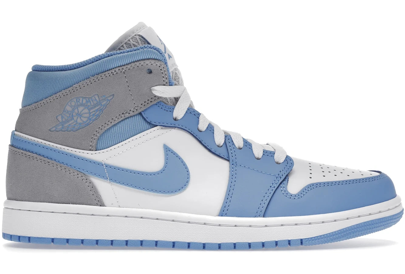 Air Jordan 1 Mid University Blue Grey