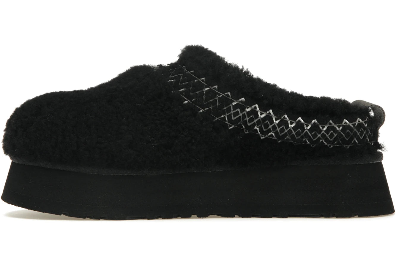 UGG Tazz Slipper Heritage Braid Schwarz