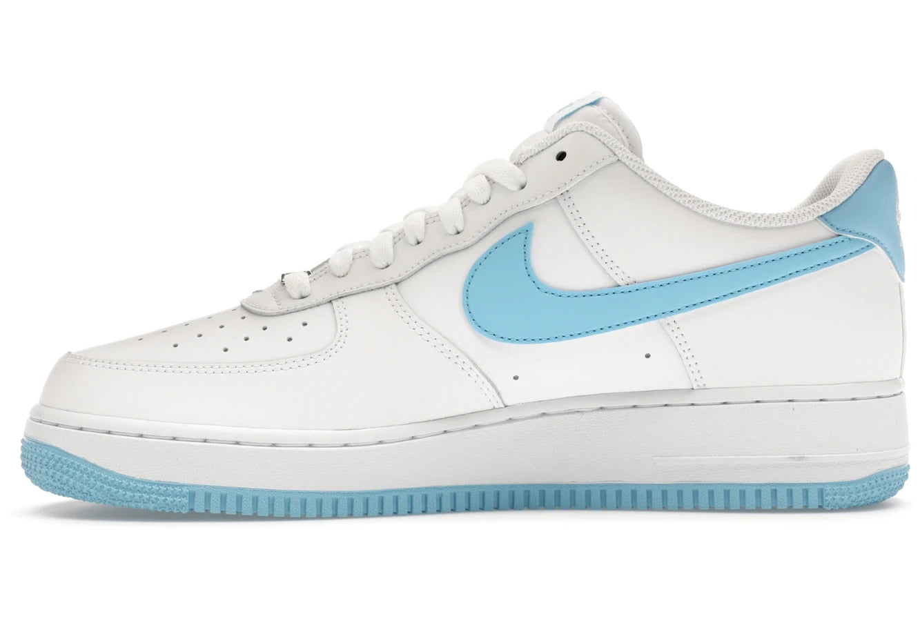 Nike Air Force 1 Low '07 Weiß Aquarius Blau
