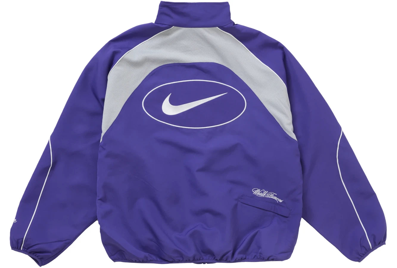 Supreme Nike Track Jacket Lila