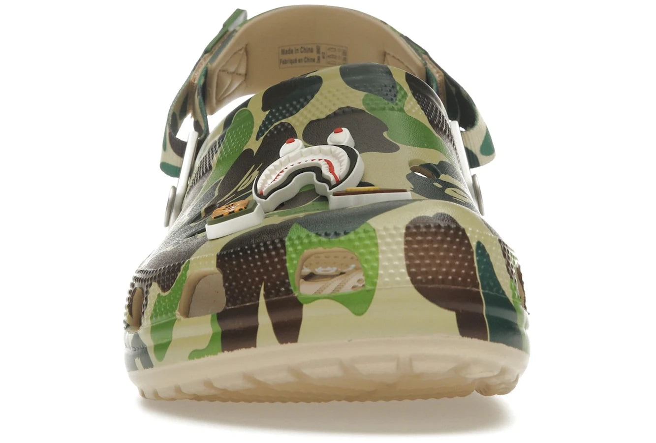 Crocs Classic Clog A Bathing Ape ABC Camo Grün