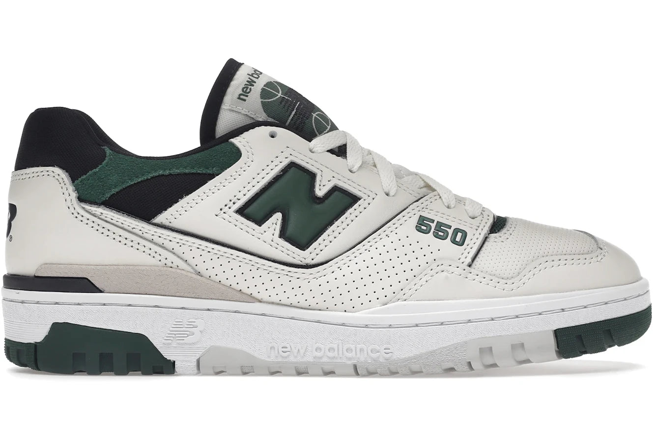 New Balance 550 Sea Salt Pine Green