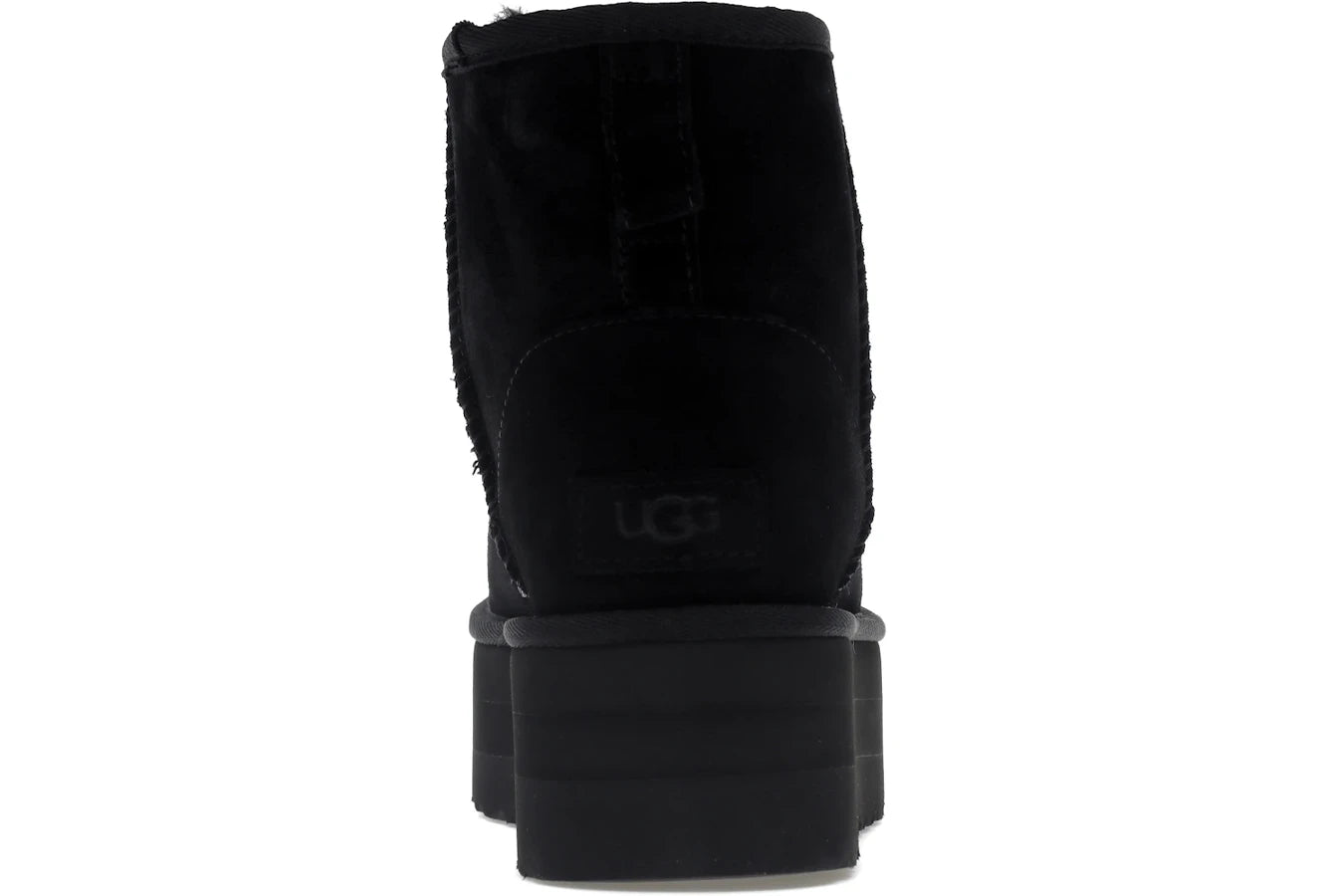 UGG Classic Mini Platform Stiefel Schwarz