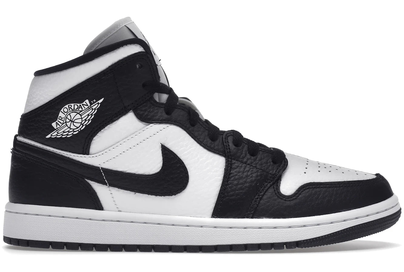 Air Jordan 1 Mid Split Schwarz Weiß