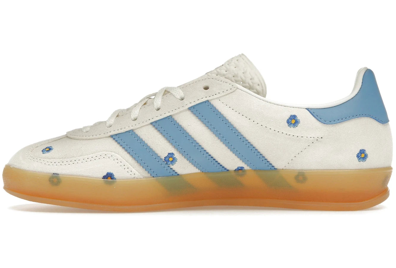 Adidas Gazelle Indoor Hellblau Blumenmuster