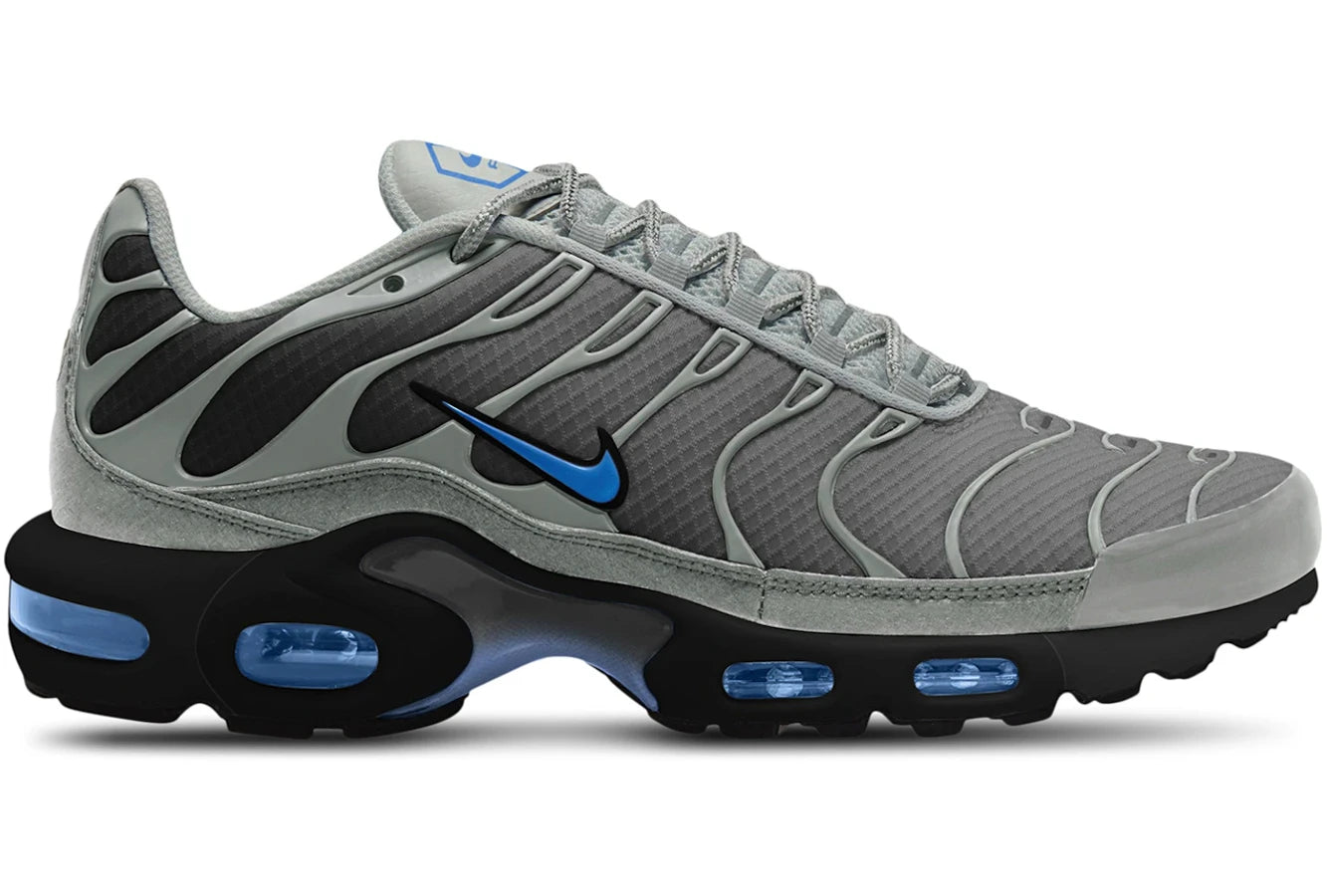 Nike Air Max Plus Grau University Blue Schwarz