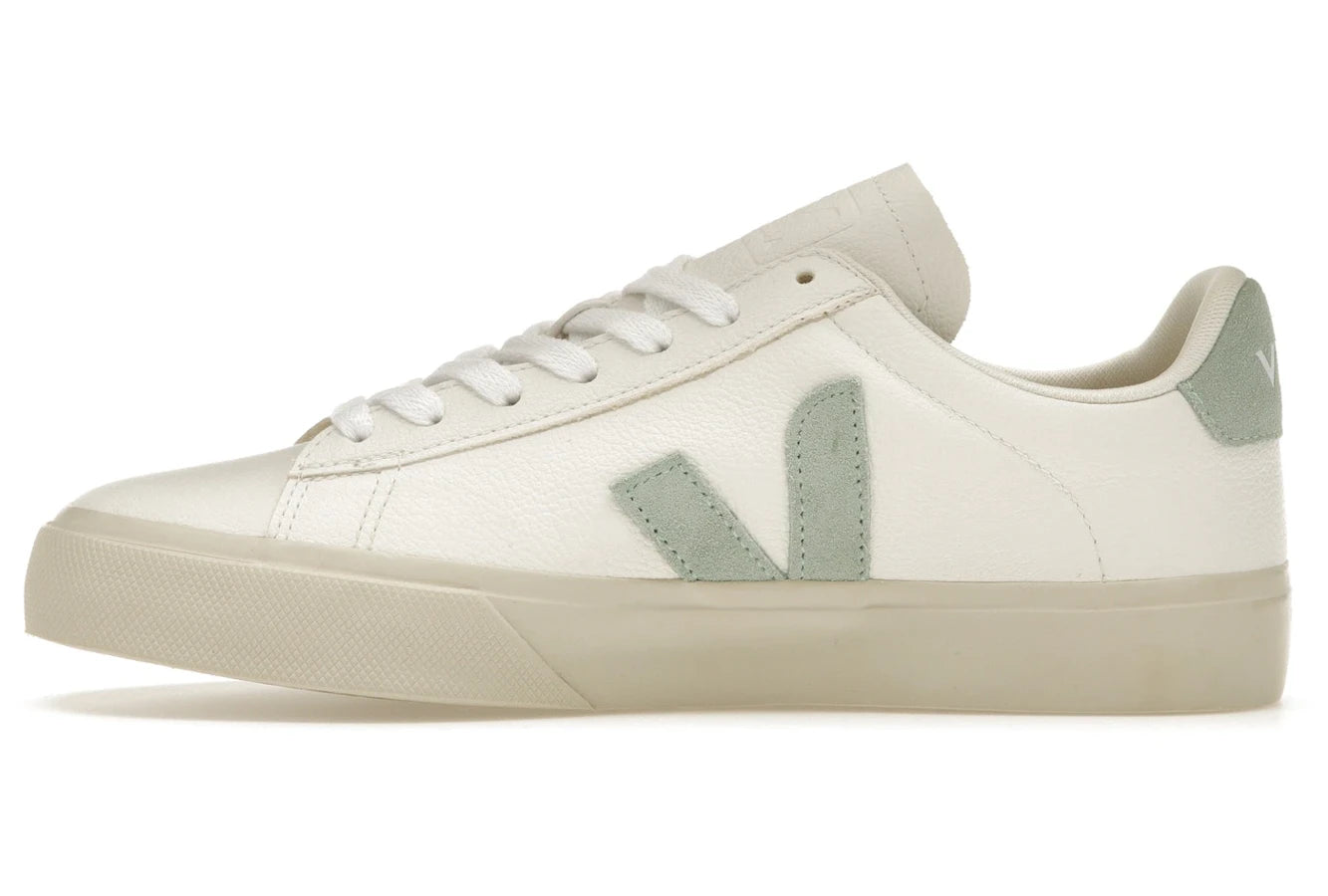 Veja Campo Low Chromefree Leder White Matcha