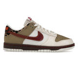 Nike Dunk Low Retro Khaki Team Red Pearl White (Damen)