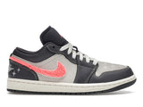 Jordan 1 Low Light Graphite Hot Punch (Damen)