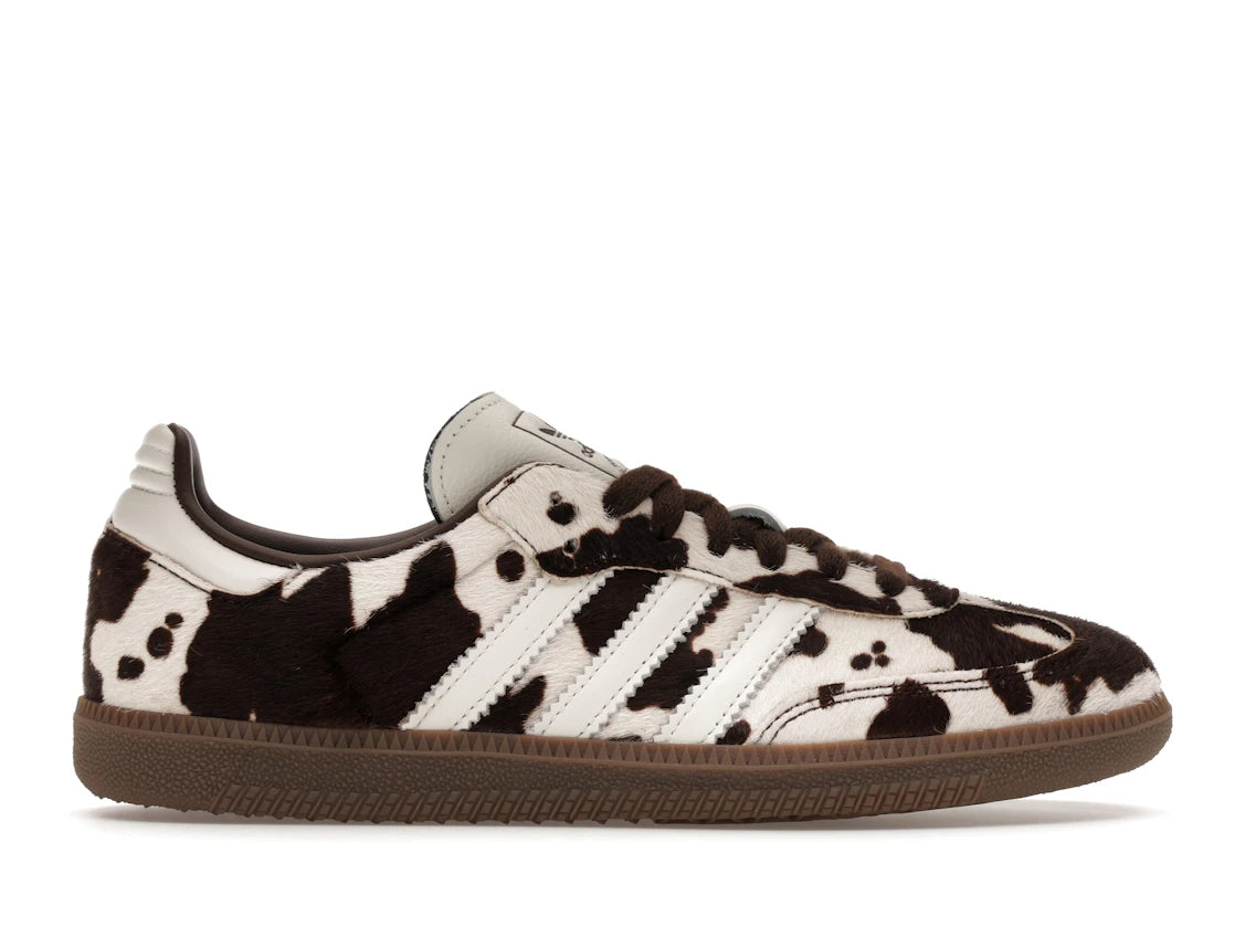 adidas Samba OG Cow Print Dark Brown White (Damen)