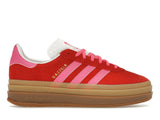 adidas Gazelle Bold Collegiate Red Lucid Pink (Damen)