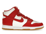 Nike Dunk High Sail Gym Red Gum (Damen)