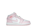 Jordan 1 Mid Pink Foam Fire Red (GS)