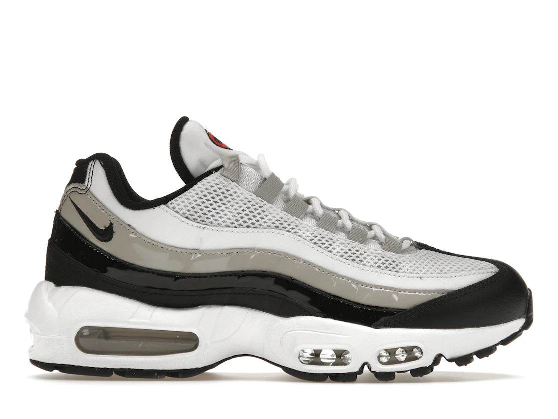 Nike Air Max 95 White Light Iron Ore Black Patent (Damen)