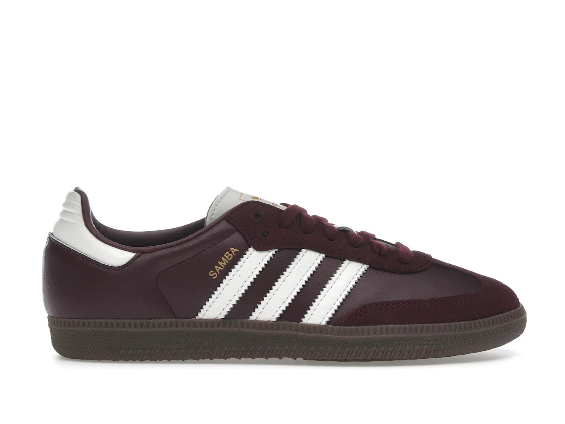adidas Samba OG Maroon Off White Gum (Damen)