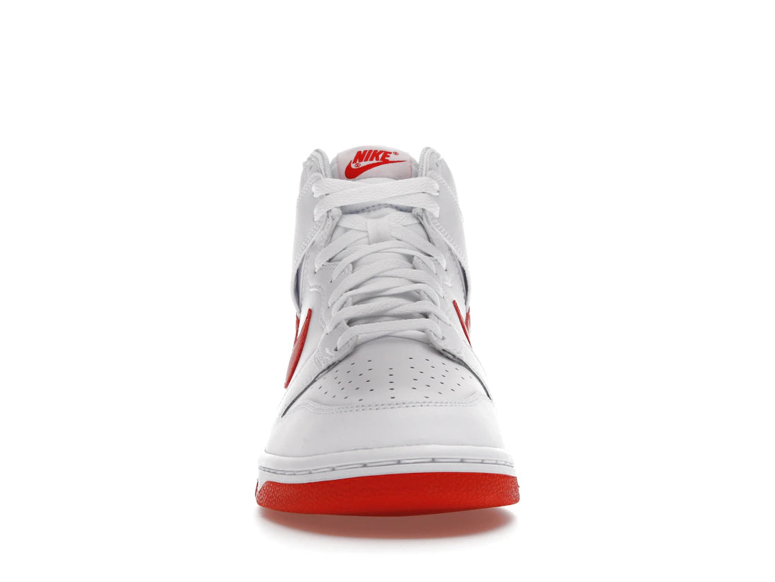 Nike Dunk High White Picante Red