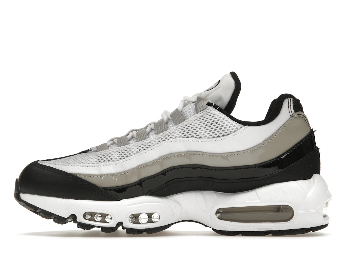Nike Air Max 95 White Light Iron Ore Black Patent (Damen)