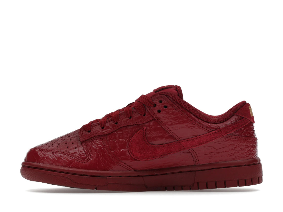 Nike Dunk Low Crocodile Team Red (Damen)