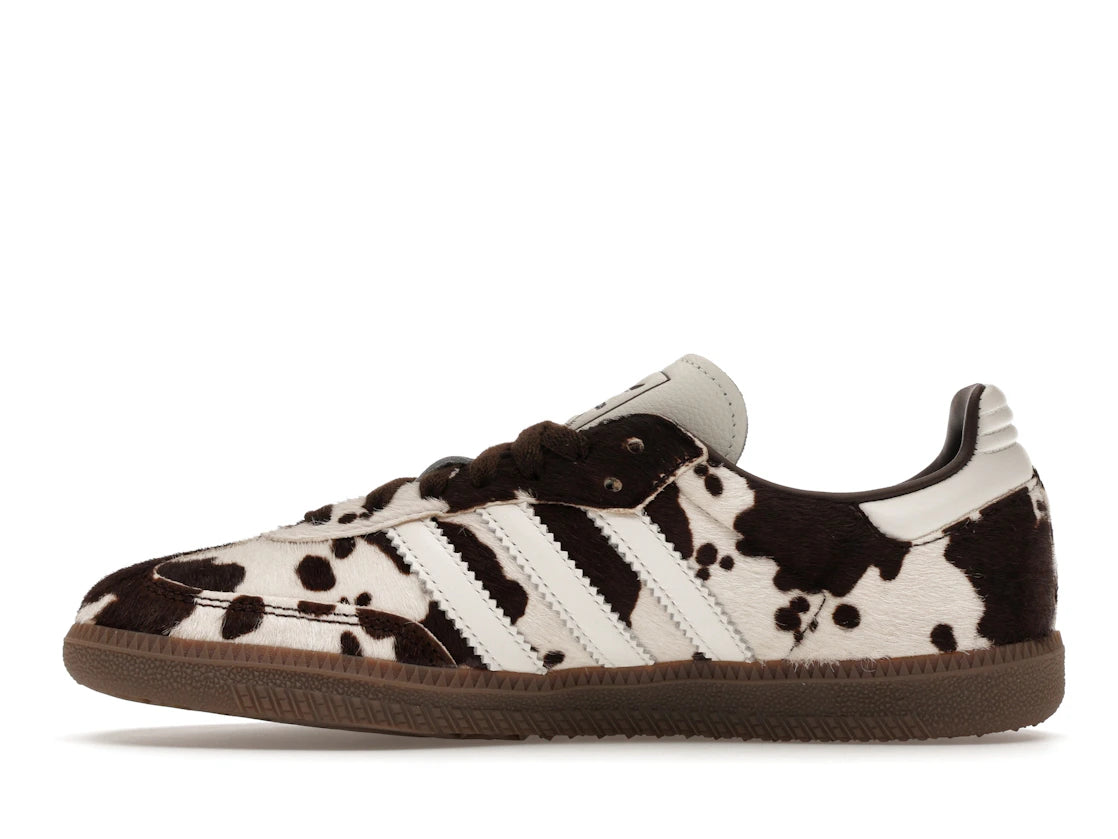 adidas Samba OG Cow Print Dark Brown White (Damen)