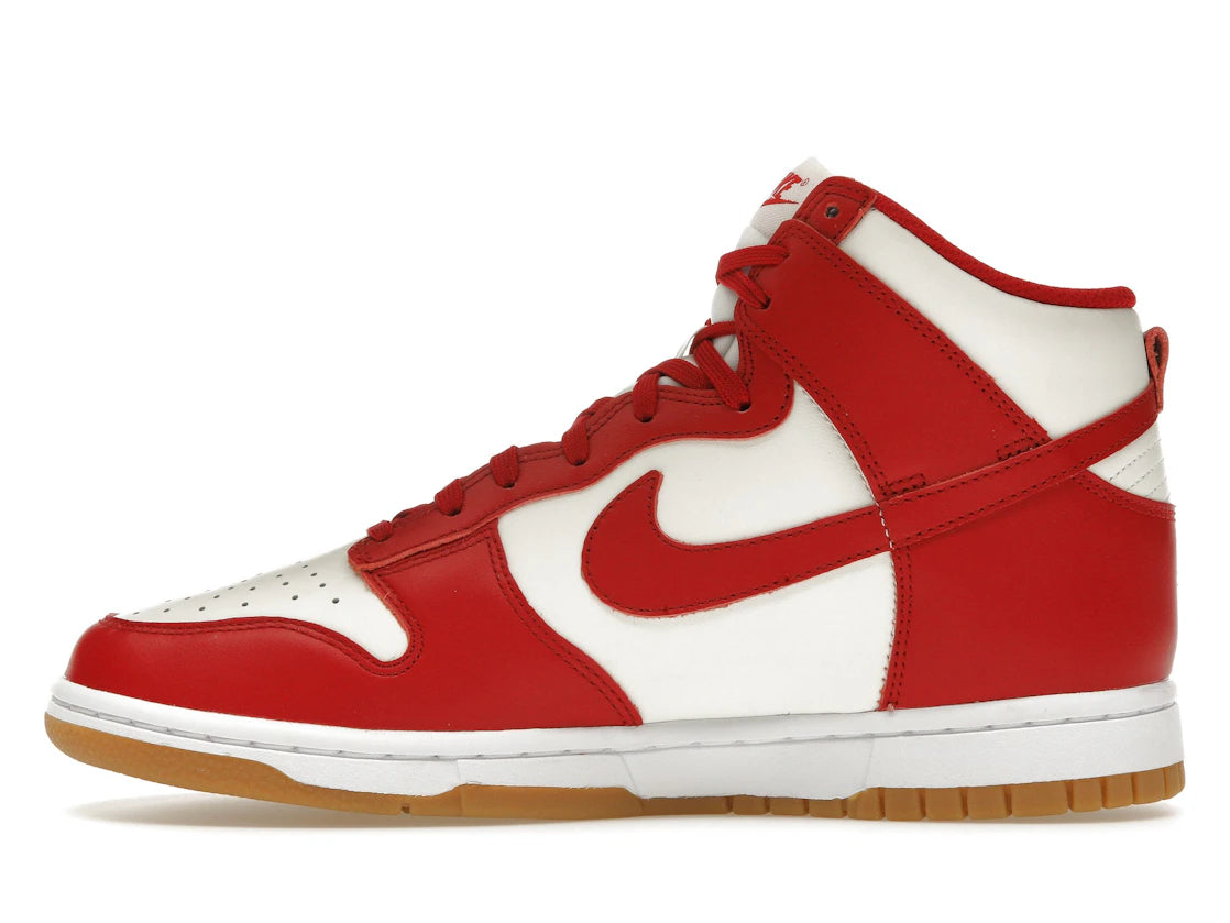 Nike Dunk High Sail Gym Red Gum (Damen)