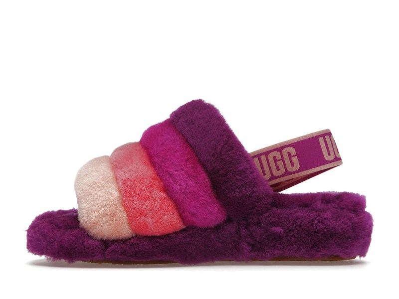 UGG Fluff Yeah Slide Berrylicious Multi (Women's)