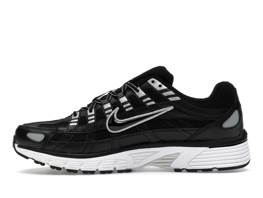 Nike P-6000 Black White Metallic Silver