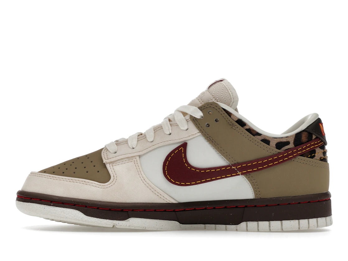 Nike Dunk Low Retro Khaki Team Red Pearl White (Damen)
