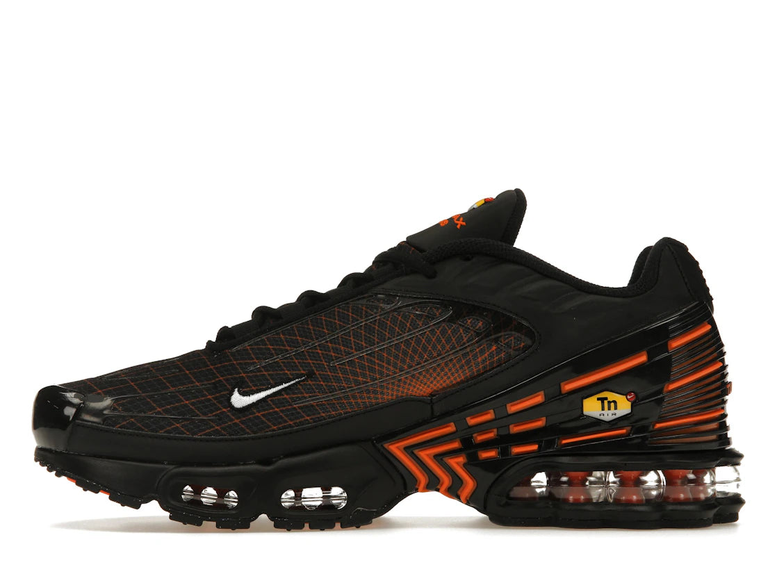 Nike Air Max Plus 3 Black Orange Spirograph
