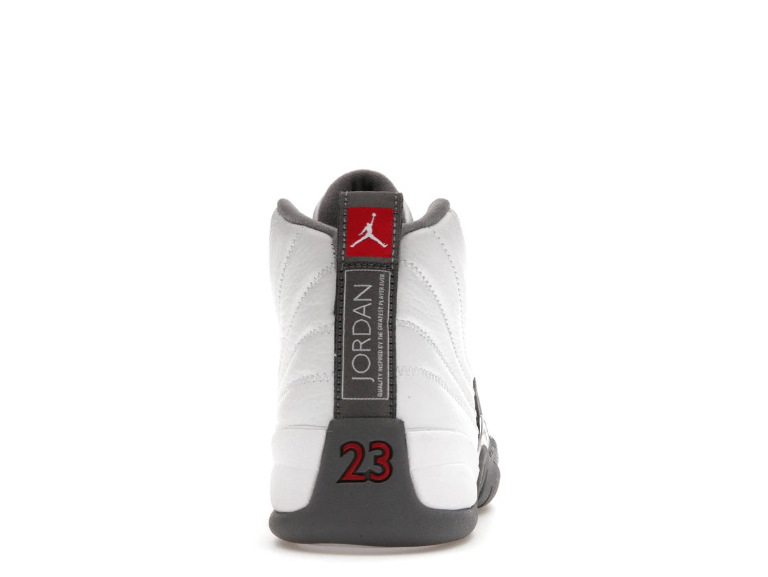 Jordan 12 Retro Weiß Dunkelgrau