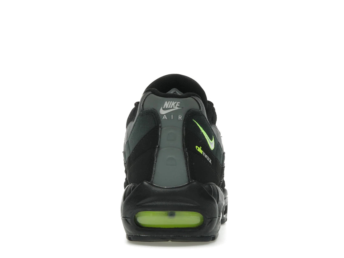 Nike Air Max 95 Retro Logo Schwarz Grau Volt