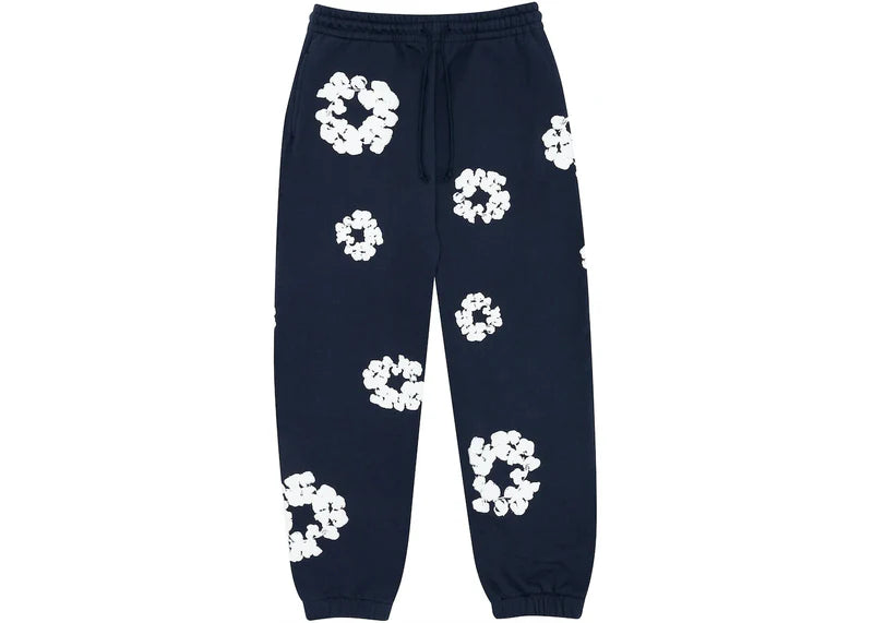 Denim Tears The Cotton Wreath Sweatpants Marineblau